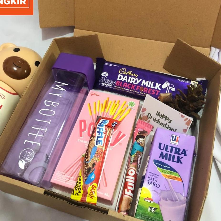 

New Arrival|LR40|[MOOTIART.ID] HAMPERS SNACK gift box murah cewe cowok hadiah wisuda kado ulang tahun hadiah anniv