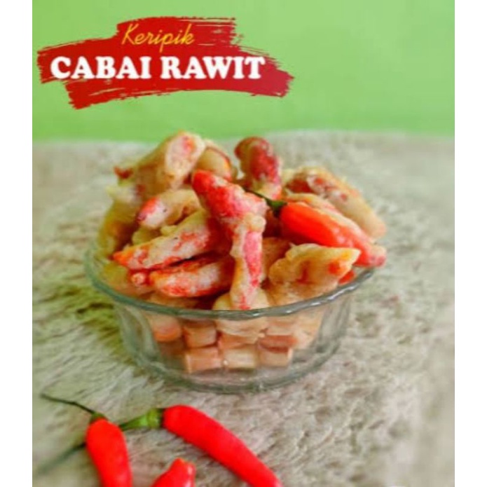

Keripik Cabe Rawit / Keripik Cabai ( Penyalur Emosi Kekesalan dan Air Mata)