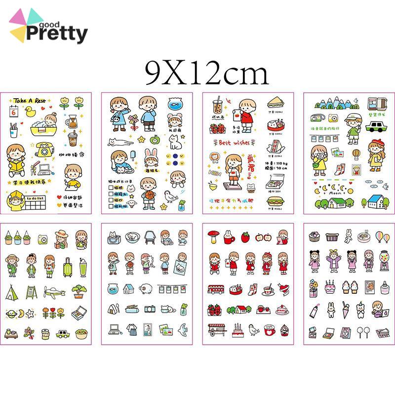 Stiker Motif Emoji Untuk Dekorasi Handphone / Diary DIY - PD