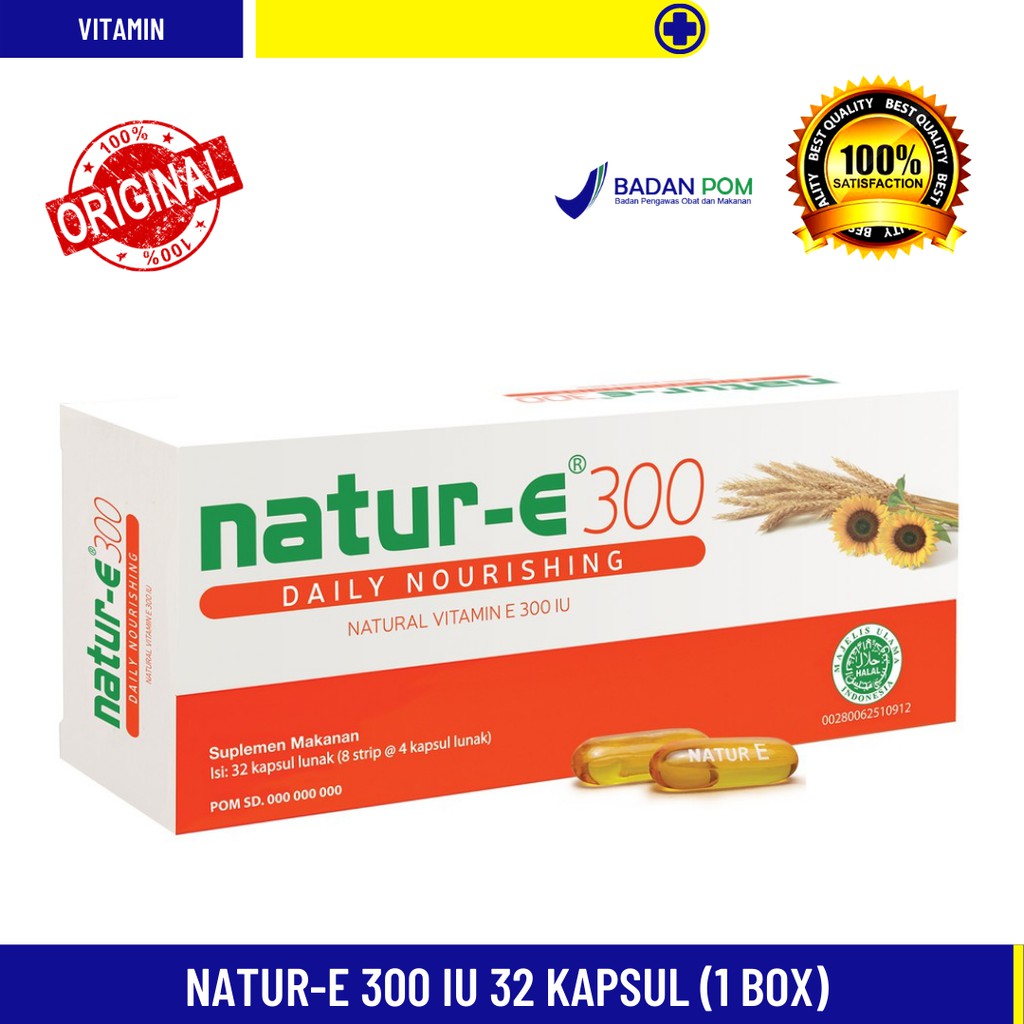 NATUR E 300 IU 32 KAPSUL / NATURE