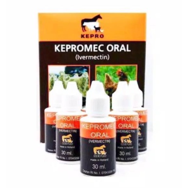 KEPROMEC ORAL 5 ML - Obat Gudik Jamur Scabies Hewan Kucing Kelinci Anjing