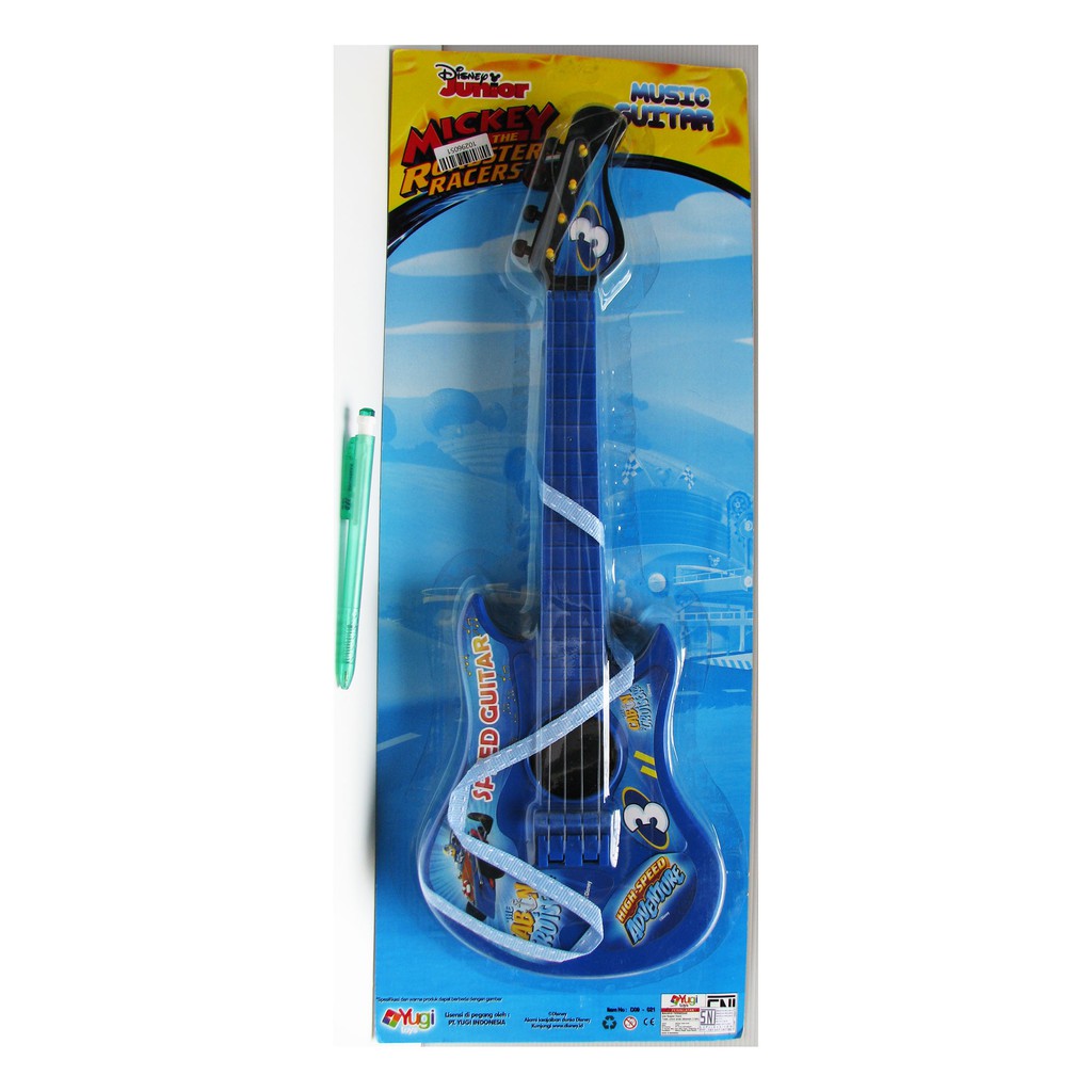 Disney Junior Mickey and The Roadster Racers Music Guitar - Donald Gitar Biru