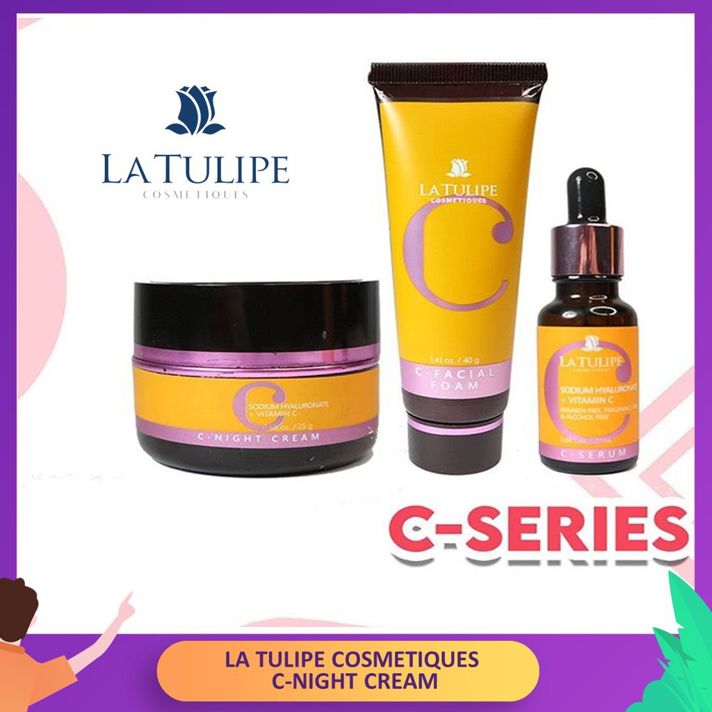 LA TULIPE C - Series / Facial Foam / Night Cream / Serum