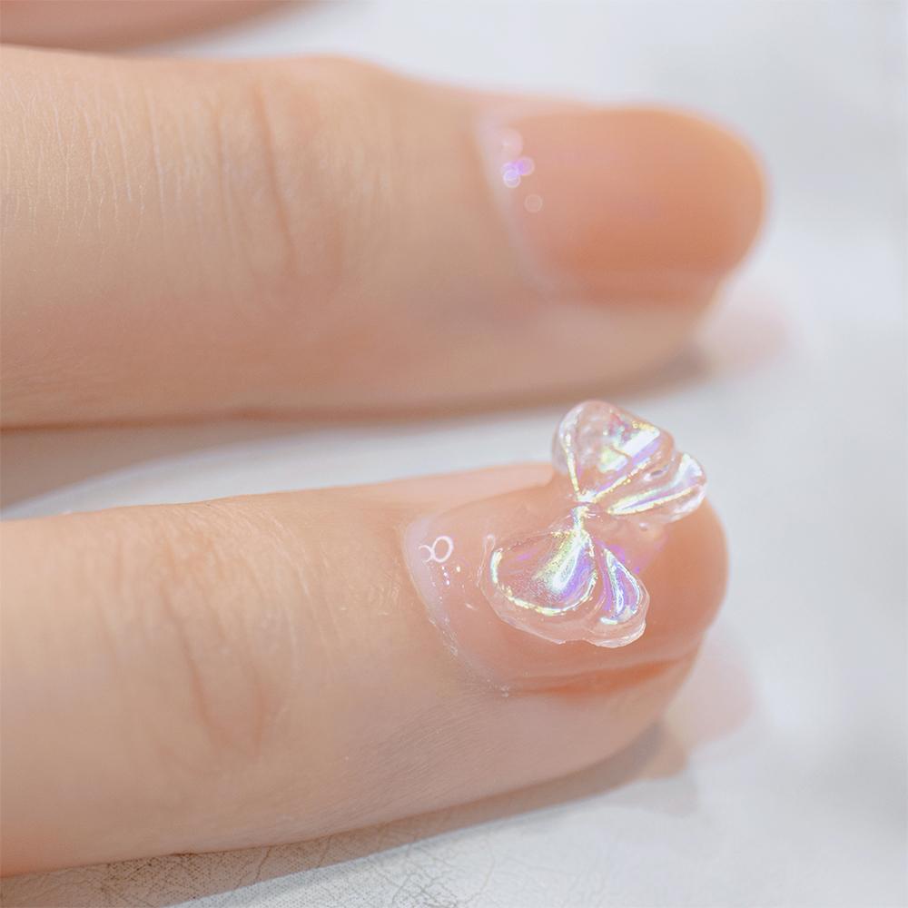 Timekey 102pcs Ornamen Pita Kristal Aurora Flatback 3D 13 Model Untuk Dekorasi Nail Art A3K2