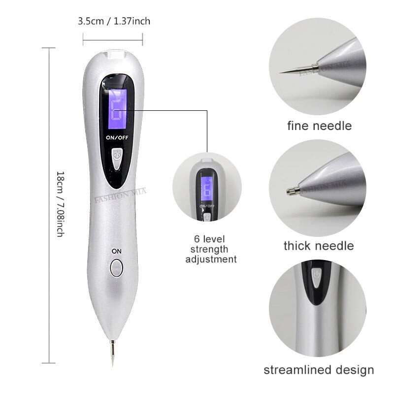 Alat Pen Laser Portable Plasma Penghilang Jerawat Tatto Bintik Bintik Hitam Dark Spot Wajah