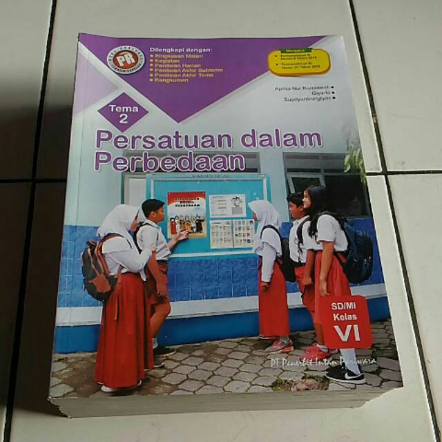 Buku PR Tematik kelas 6, Tema 2