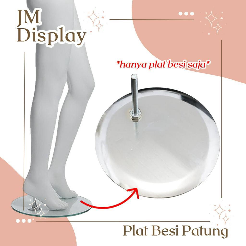 Plat Kaki Patung Besi/Plat Besi Patung Dewasa Bening/Penyangga Pijakan Patung/Plat Kaki/Pijakan Kaki