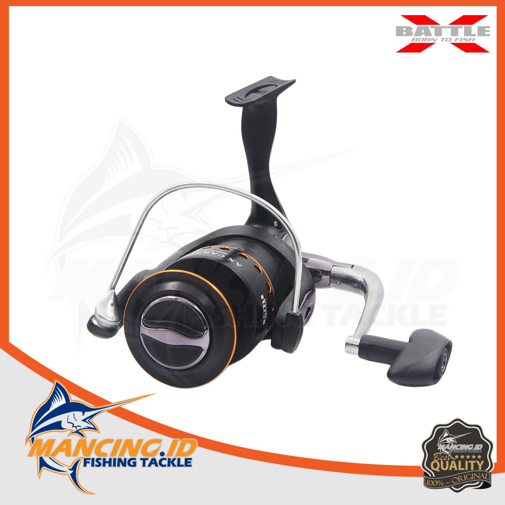 Battle X AX Carbo Metal Spool Fishing Reel Alat Bulungan Pancing Sungai Kolam
