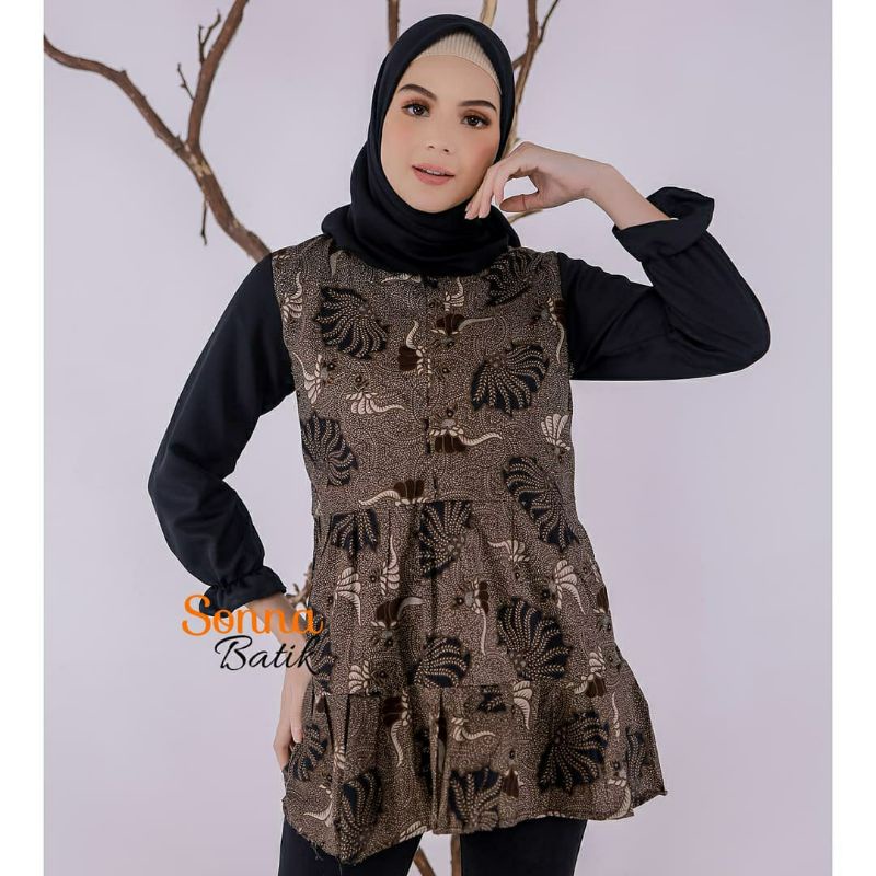 S M L XL XXL 3L 4L 5L BATIKSONNA BATIK WANITA BUSUI FRIENDLY