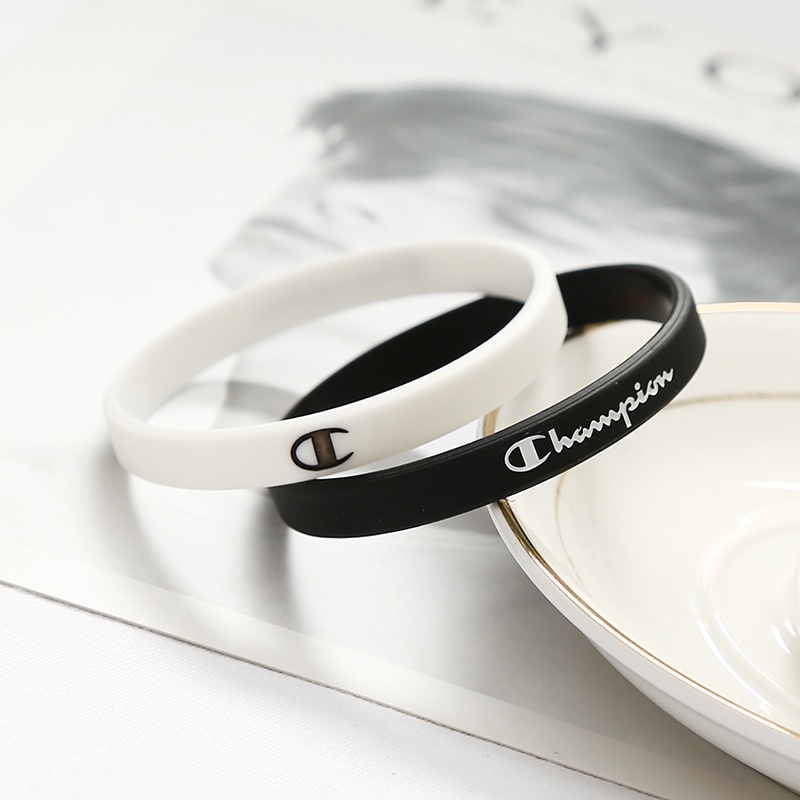 【Bayar di tempat】Gelang Karet Champion Ori - Braceler Rubber - Aksesoris Pria Wantia