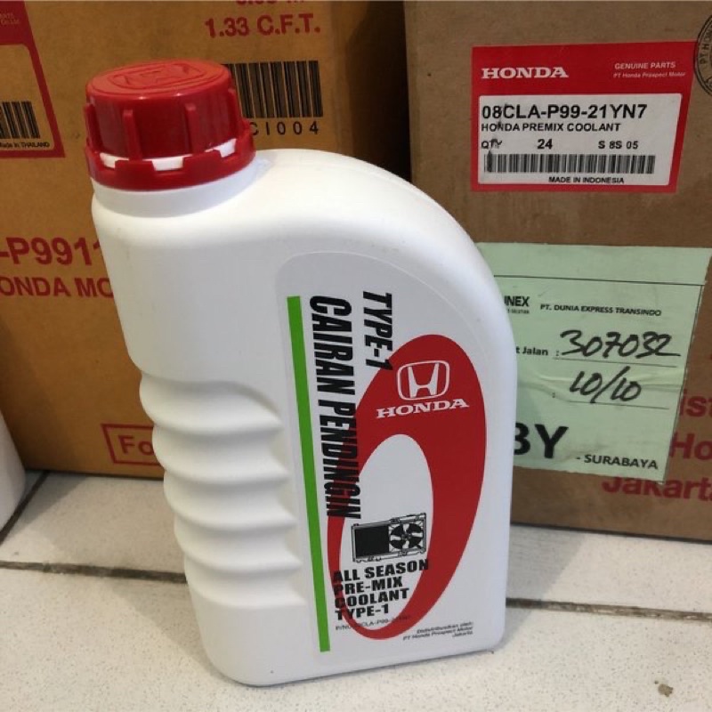 coolant type 1 original honda