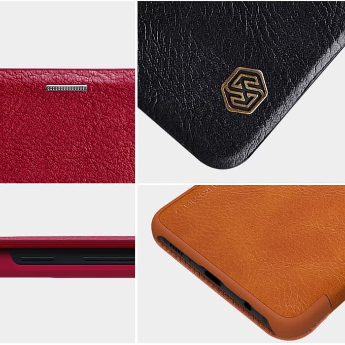 Flip Cover SAMSUNG Galaxy A9 A9s 2018 Nillkin Qin Leather Flip Hard Case Original