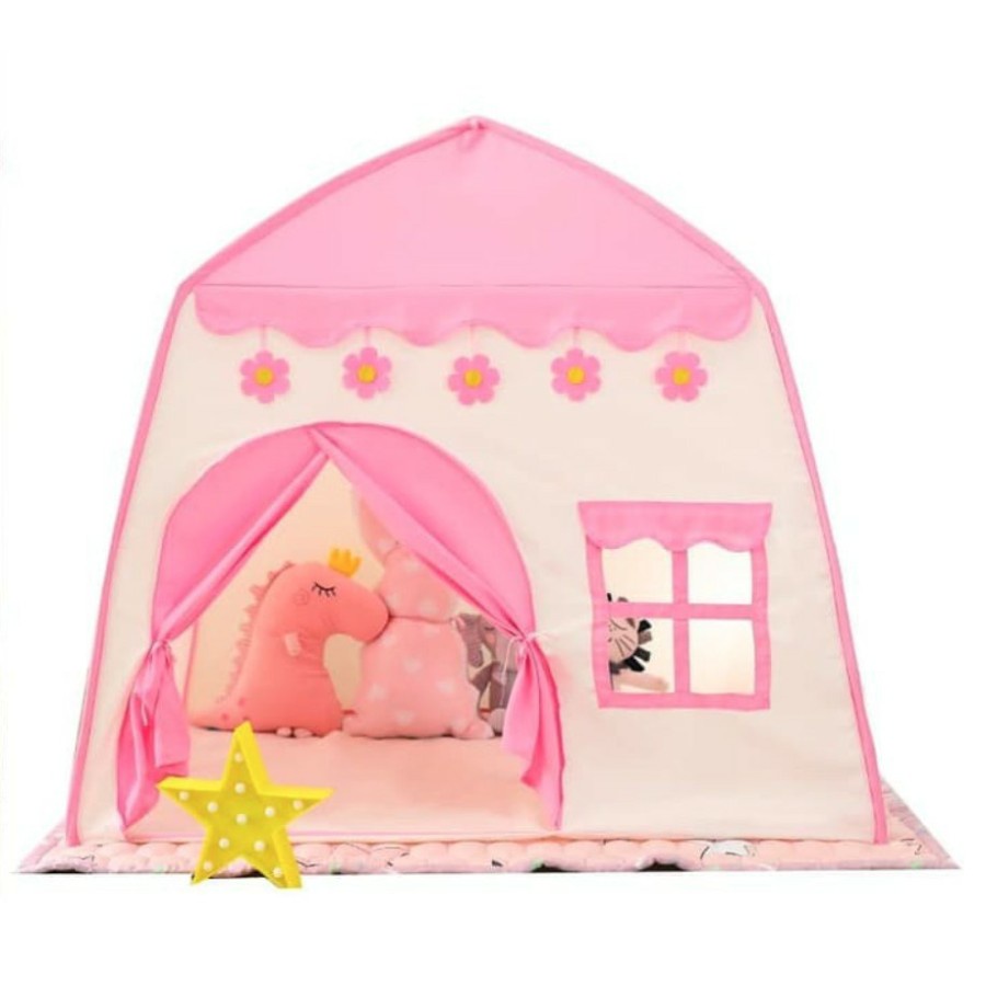 Tenda Anak Bentuk Model Rumah Window Tenda Bermain Princess Castle
