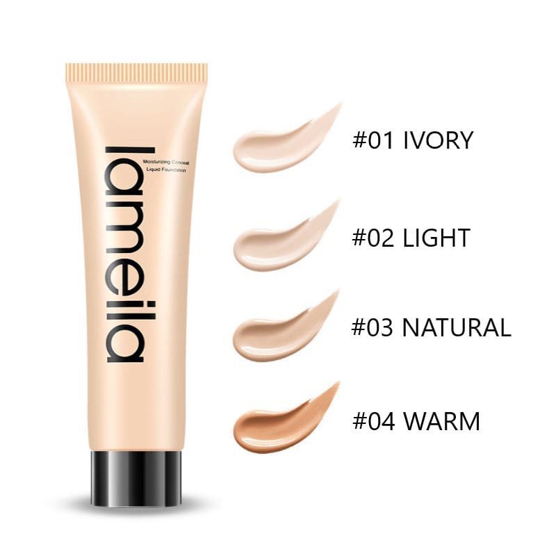 LAMEILA 3078 LIQUID FOUNDATION LIGHT CONCEALER BB CREAM WATERPROOF