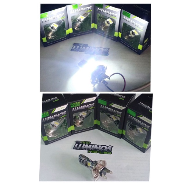 lampu LED depan luminos LS2 H4 laser 2 warna LED depan H4 2warna Vixion old/Vixion new/R15 v2/MX king 150/Byson/Cb 150r/CBR 150/Scoopy fi/ninja 150/ninja 250 mono/Vespa fi/KLX 150-1warna putih