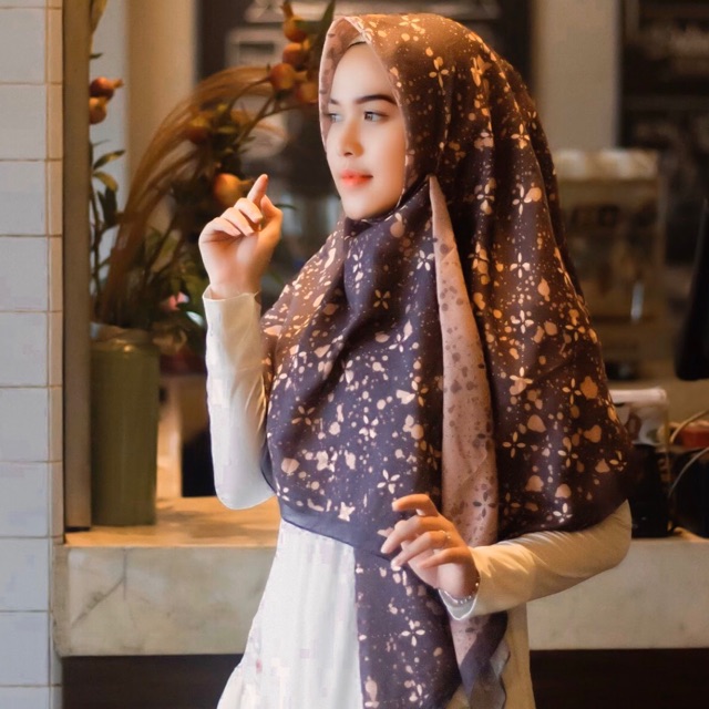 Hijab Printing Mono Series Ukuran Syar’i 140x140cm