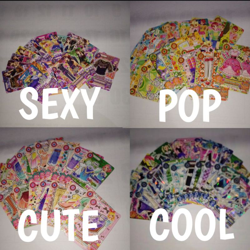 aikatsu random pack CUTE/COOL/POP/SEXY.ver