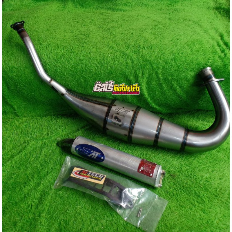 KNALPOT BIG VOLUME GALVANIS PLAT ORIGINAL AITECH TYPE COBRA PNP NINJA R DAN Rr-1