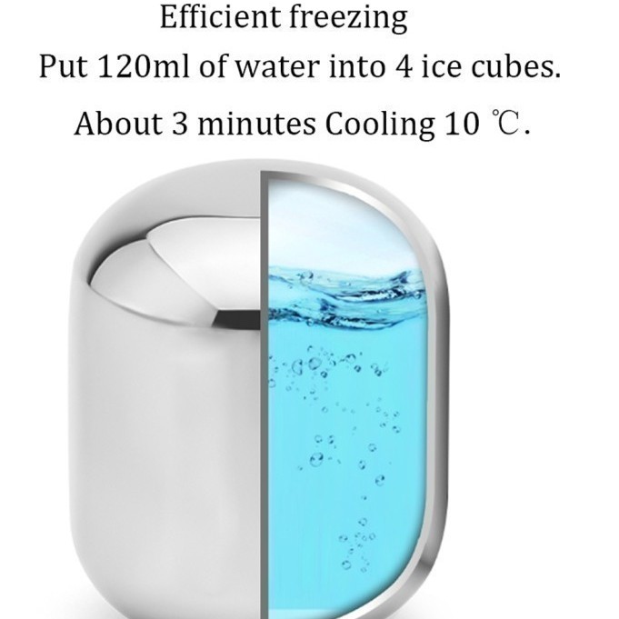 Circle Joy Stainless Es Batu Wine - Steel Ice Cubes Cooler for Wine Corks Fruit