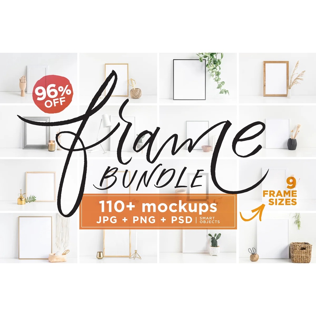 Frame Mockup Bundle Jpg Png Psd