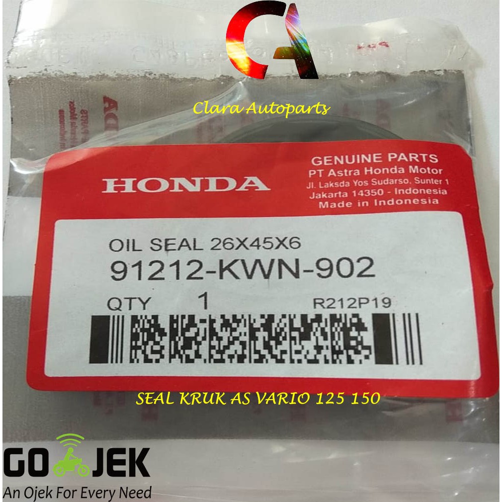 SEAL KRUK VARIO 125 SEAL KRUK VARIO 150 KWN SEAL KRUK AS PCX 26X45X6