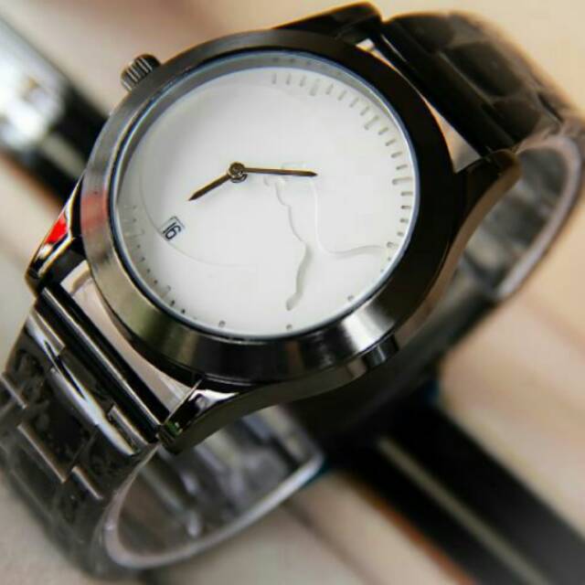 Jam tangan pria puma rantai elegan simple