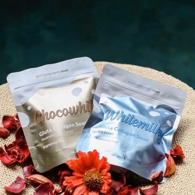 

[FREE GIFT] Gluta Collagen Soap Whitemilky&Chocowhite by Beautetox Skinsuperstar