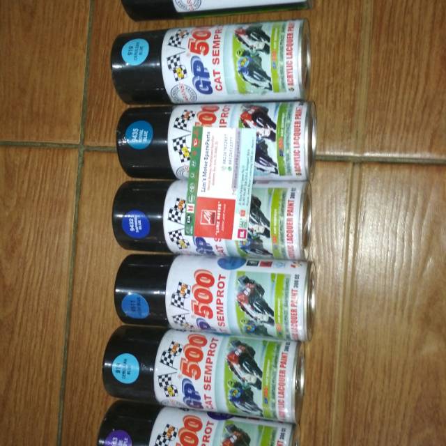 Cat Semprot & Spray Paint & Cat Pilox GP 500 Acrylic Lacquer Paint All Blue Color 300cc