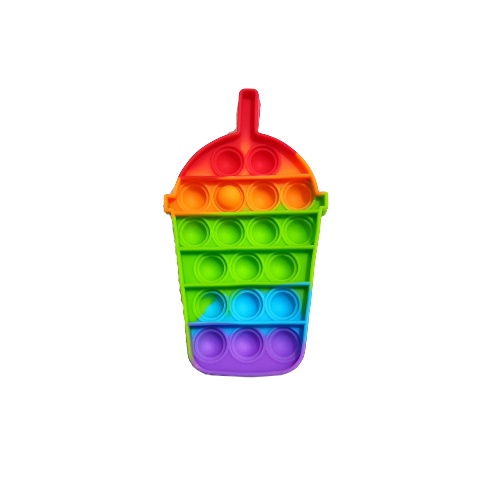 Pop it fidget toy Rainbow-Cup