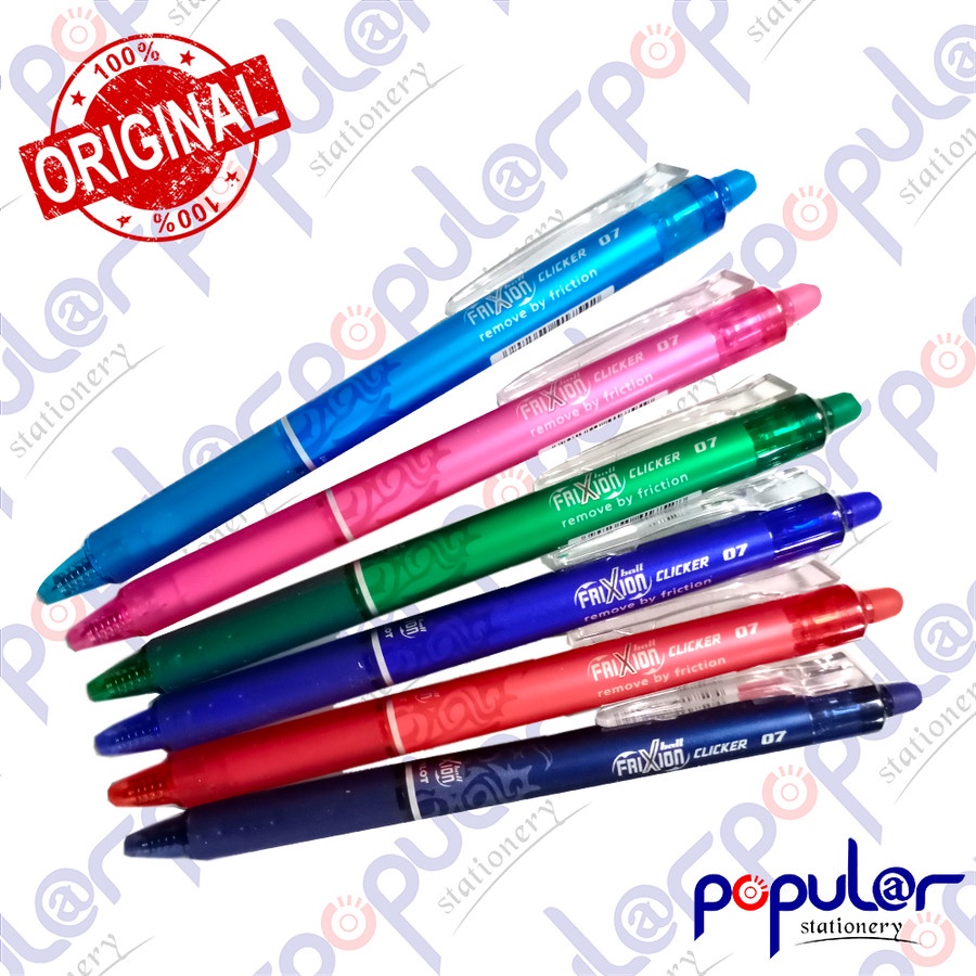 

Ballpoint / Pulpen / Pena Pilot Frixion Clicker 0.7 BLRT-FR7