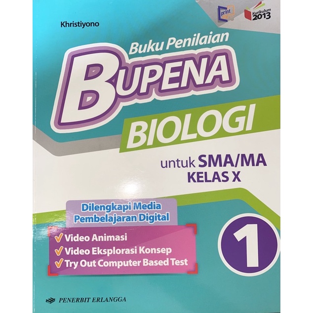 

Buku bupena biologi erlangga kelas X / 10 SMA