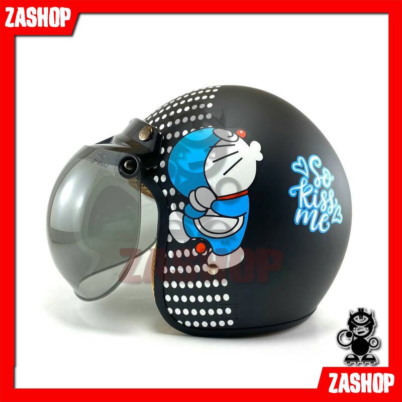 HELM BOGO DEWASA KARAKTER DORAEMON HELM KARAKTER DORAEMON KISS ME