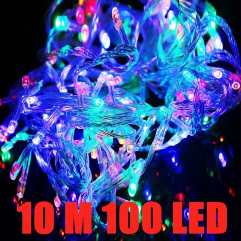 LAMPU TUMBLER 10M 100LED WARNA WARNI