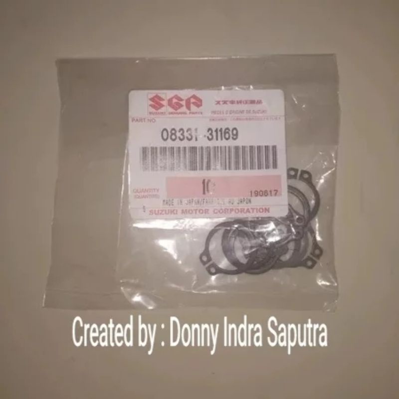 SnapRing Ring Lock Spi Pengunci Gear Depan Satria Hiu Lumba 2Tak 120R Original