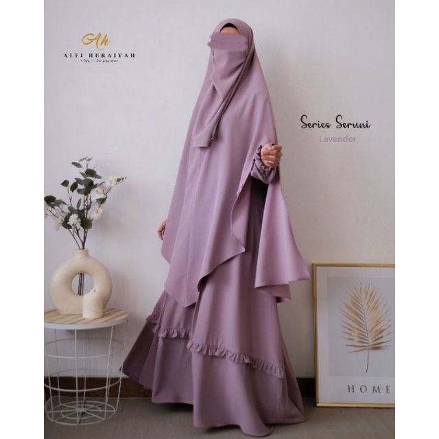 gamis set seruni by Alfi Huraiyah