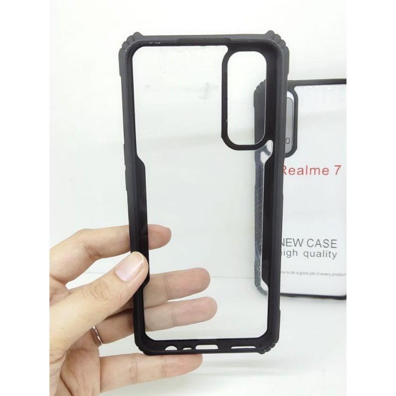 Fashion casing BLACK four-corner anti-fall soft edge hardcase FOR oppo reno4/4F/F17/A53/A33/A31/A92