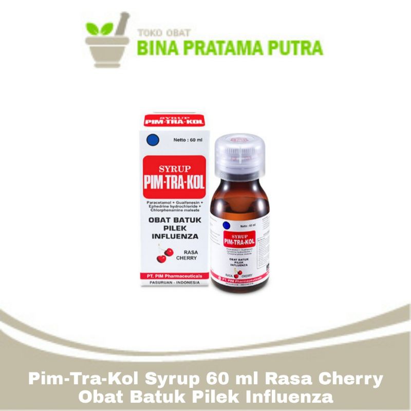 Pim-Tra-Kol Sirup Rasa Cherry 60 ML