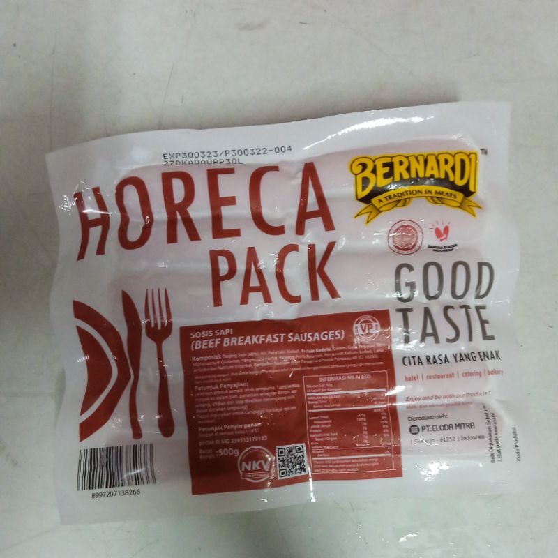 

BERNARDI BEEF BREAKFAST VP 500 G VP