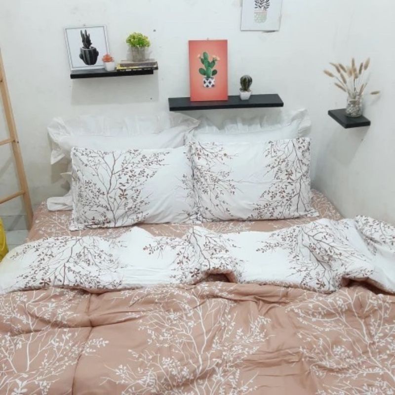 KAIN BAHAN SPREI METERAN KATUN STAR MOTIF JEJU MEMORY