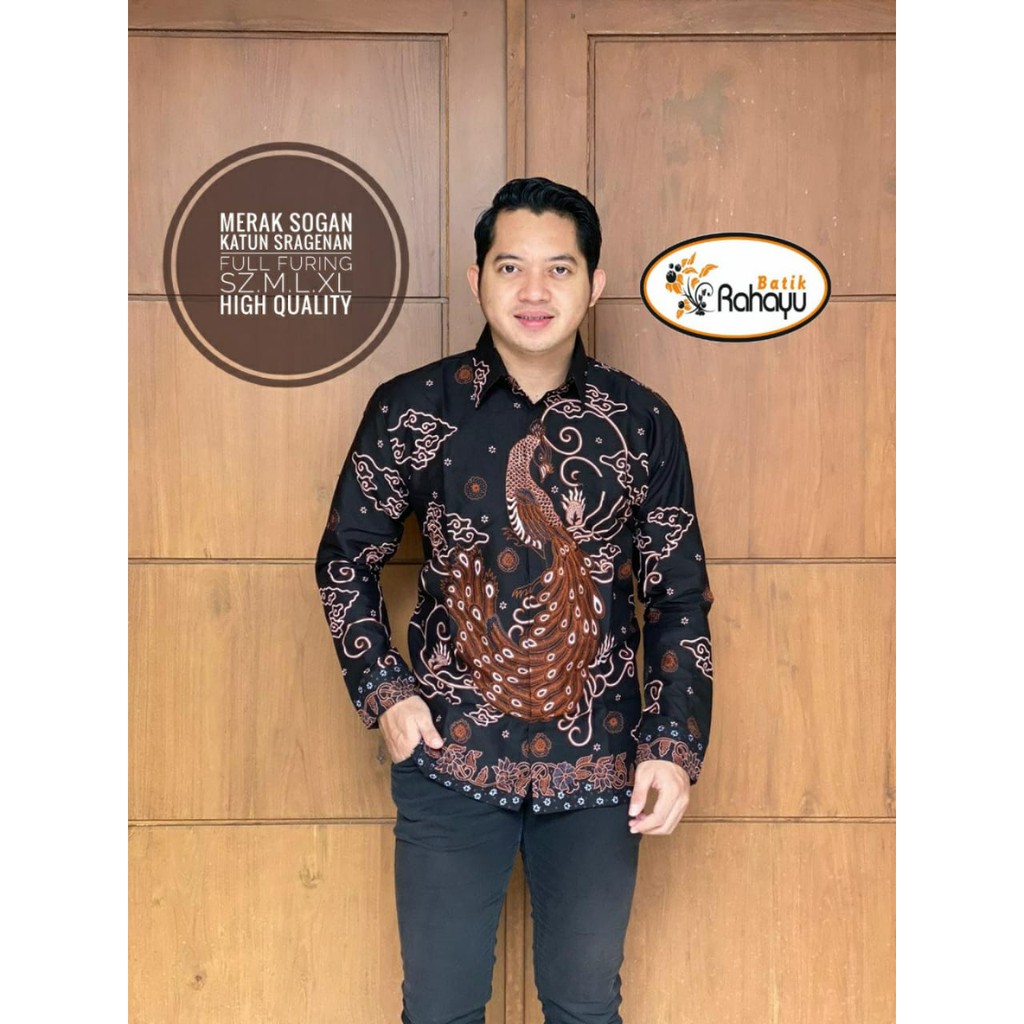 MERAK SOGAN RAHAYU KEMEJA BAJU BATIK PRIA SOLO LENGAN PANJANG FULL FURING KATUN HALUS PREMIUM Seragam PARANG KEMBANG GEBER SOGAN PERISAI BIRU DHARMAJAYA KEPYAR NAVY SINARAN CAKRABUANA PRABU KUNING NGOPI HITAM MLIWIS WULU GADING HANANGKARA KEMBANG BIRU