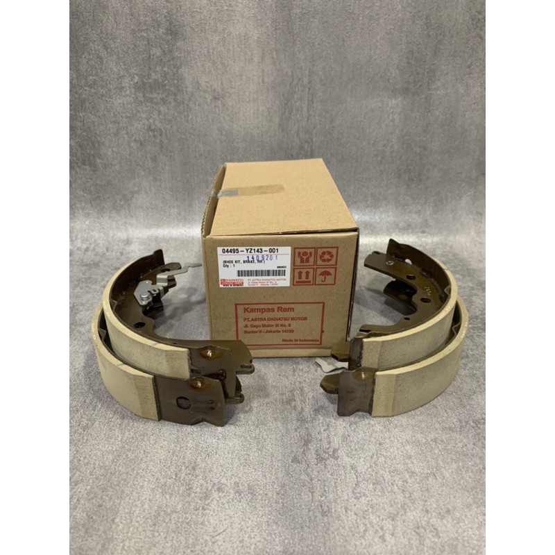 Brake Shoe Kampas Rem Belakang SET Calya Sigra Original Part No : 04495-YZ143-001