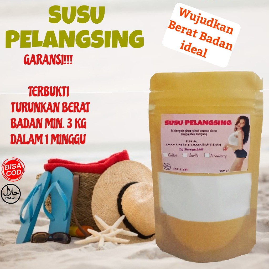 Susu Diet Minuman Pelangsing Penurun Berat Badan Diet Detox Booster Pengecil Herbal Original Cod Shopee Indonesia