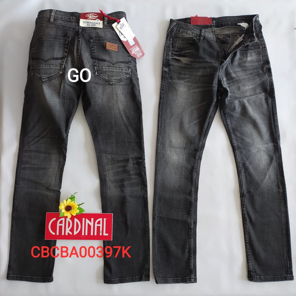 gof 30 CARDINAL CBCBA Celana Panjang Jeans Reguler Fit Slim Fit Straight Slim Bawahan Laki Dewasa