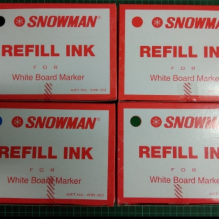

Jualan Reffil Spidol Whiteboard Snowman/Tinta Isi Ulang Hot Sale