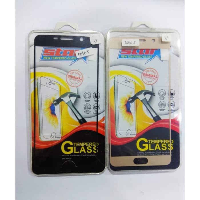 Tempered Glass 9H Full Cover Xiaomi 4a dan Note 5