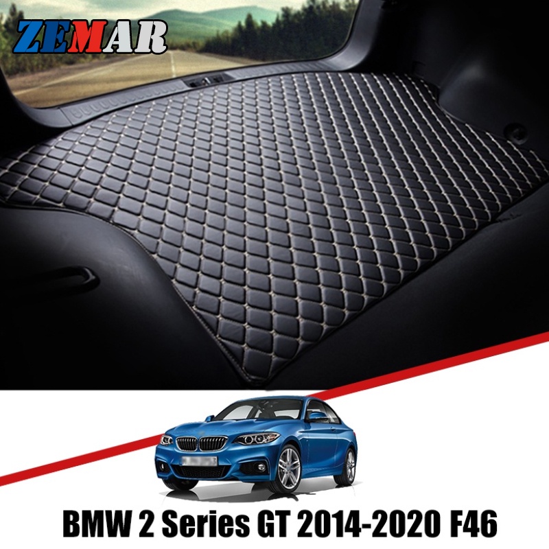 Matras Bagasi Mobil Bahan Kulit Premium Untuk BMW F46 2 Series GT 2014-2020