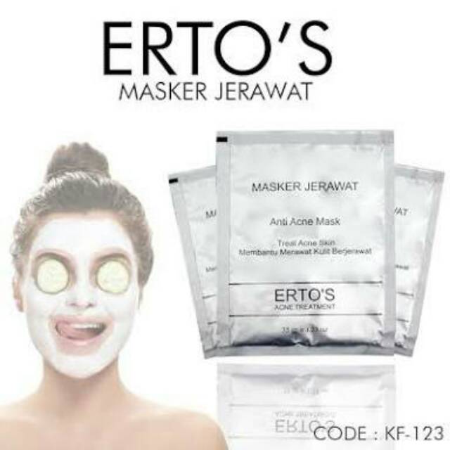 ERTOS MASKER JERAWAT - ERTO'S ACNE TREATMENT / MASKER JERAWAT