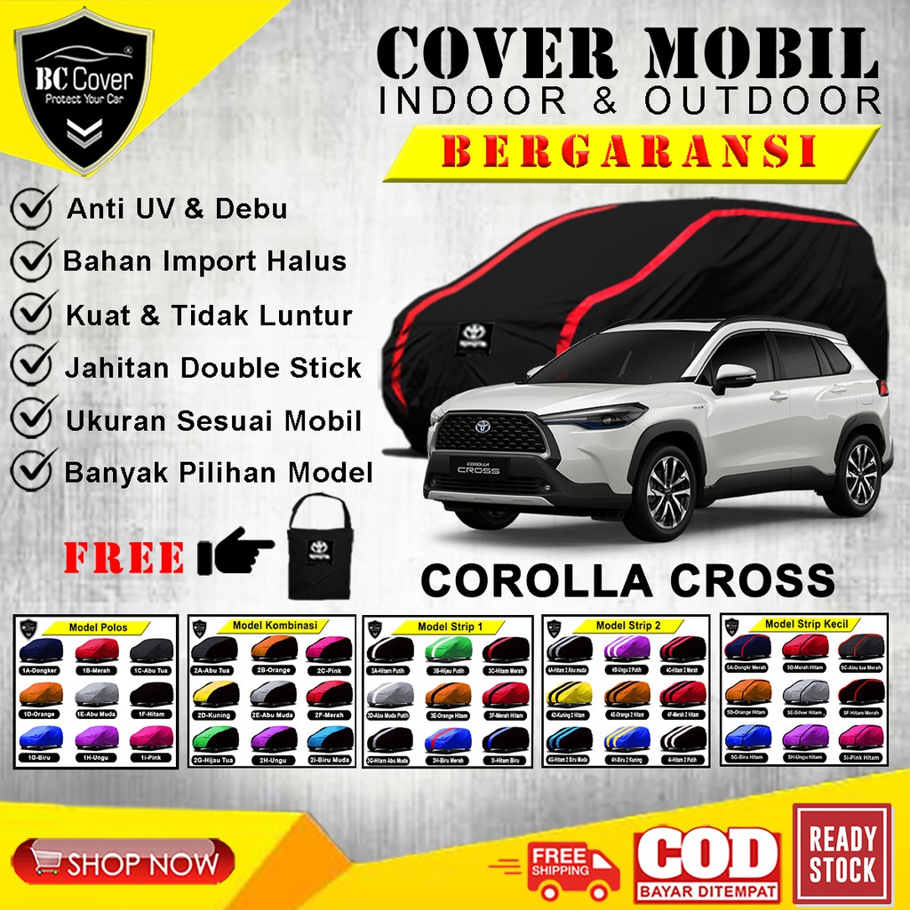 Cover Mobil Corolla Cross Sarung Mobil COROLLA Cross 2021 Selimut Mantel Pelindung Jas Penutup Mantol Kerudung Tutup Toyota Corolla Outdoor