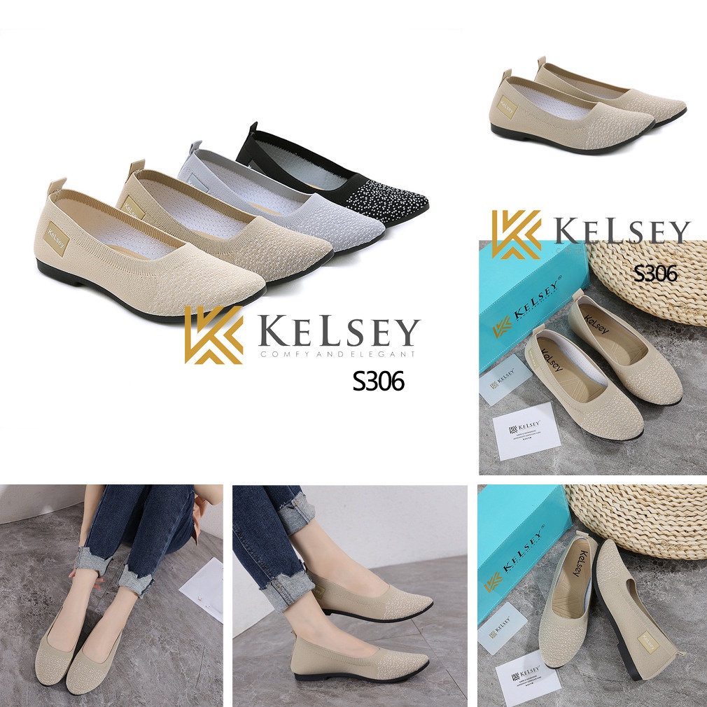 Nicole Sepatu Slip On Wanita / Sepatu Flat Wanita S306