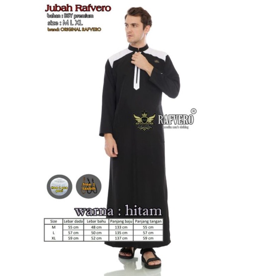 Jubah gamis original rafvero